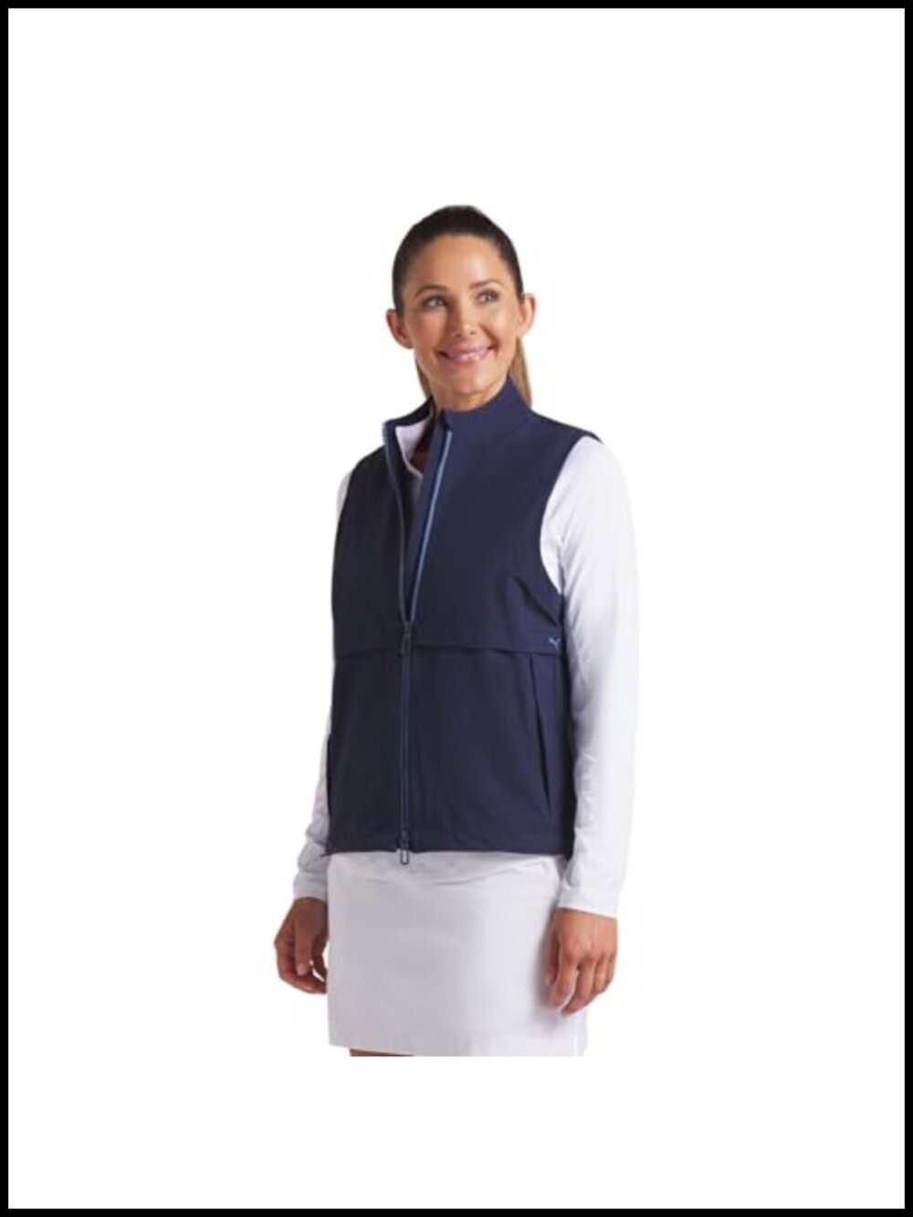 Recycled Polyester Blend Ripstop Active Vest with DWR Coating